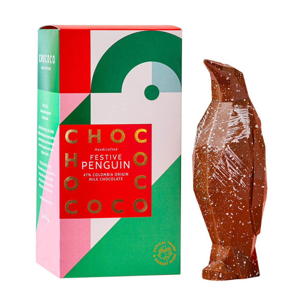 Chococo 47% Colombian Milk Chocolate Hollow Penguin 120g